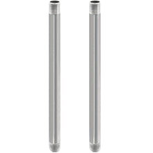 Load image into Gallery viewer, GeilSpace Stainless Steel Pipe, 304 Pipe Nipple Fits Standard Threaded Pipes and Fittings, DIY Industrial Metal Tube (2 PCS)