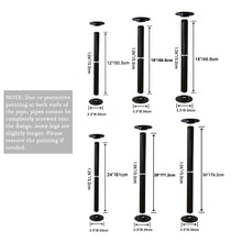 Load image into Gallery viewer, GeilSpace Industrial Pipe Table Legs, Rustic DIY Desk Legs, Set of 4