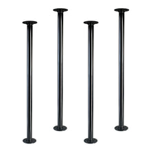Load image into Gallery viewer, GeilSpace Industrial Pipe Table Legs, Rustic DIY Desk Legs, Set of 4