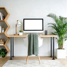 Load image into Gallery viewer, GeilSpace Industrial Pipe Table Legs, Rustic DIY Desk Legs, Set of 4