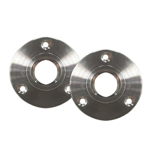 GeilSpace Stainless Steel Floor Flange, 304 Pipe Flange Fitting for Plumbing, Industrial Use, Furniture DIY – Heavy Duty, Rust-Resistant, Set of 2