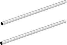 Load image into Gallery viewer, 1/2" OD 6063 Aluminum Round Tube, Metal Pipe Tubing, 2 Pcs | Metal Tubing, 1mm Wall Thickness, DIY Frame, Industrial Machining Projects