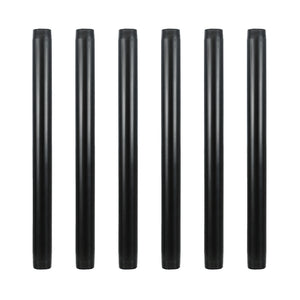 GeilSpace Black Metal Pipes - Vintage DIY Industrial Shelving, Industrial Decor, Furniture DIY