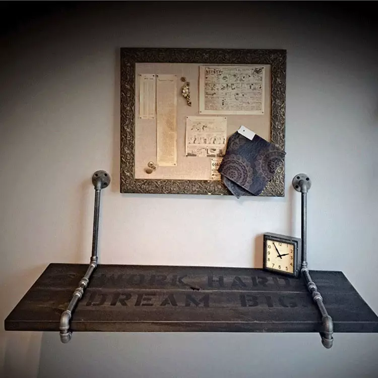 Pipe best sale wall desk