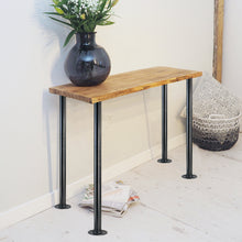 Load image into Gallery viewer, GeilSpace Industrial Pipe Table Legs, Rustic DIY Desk Legs, Set of 4