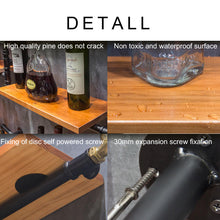 Load image into Gallery viewer, GeilSpace Custom Pipe Shelf -Customized Loft Industrial Wind Iron Art Water Pipe Decoration Shelf On The Wall Wall Hanging Wine Shelf Multilayer Bookshelf