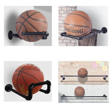 Load image into Gallery viewer, GeilSpace Custom Pipe Furniture -Single-layer Pipe Basketball Display Stand Football Volleyball Wall Rack Ball Storage Rack