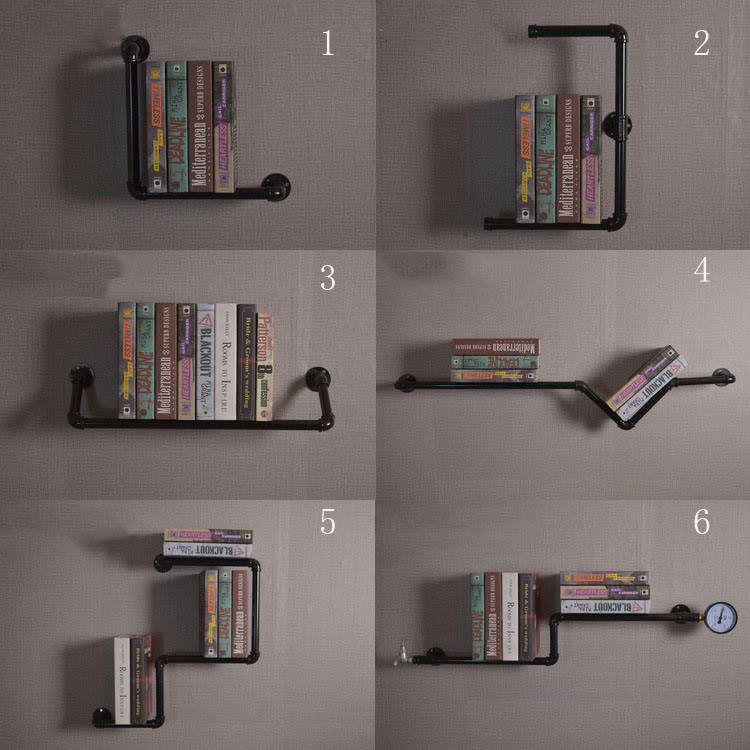 3 -Tier Wall Mounted Shelf By PIPE DECOR